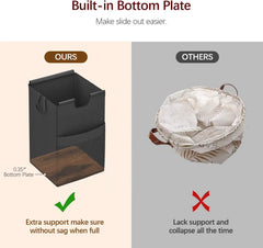 Laundry Hamper, 112L Large Double Laundry Basket, Freestanding Laundry Sorter Organizer 2 Section with Top Shelf & 2 Removable Washable Bags & Side Pockets for Dorm