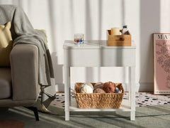 Large Wicker Baskets, Water Hyacinth Baskets for Organizing, Handwoven Storage Baskets with Built-In Handles, 2 Pack