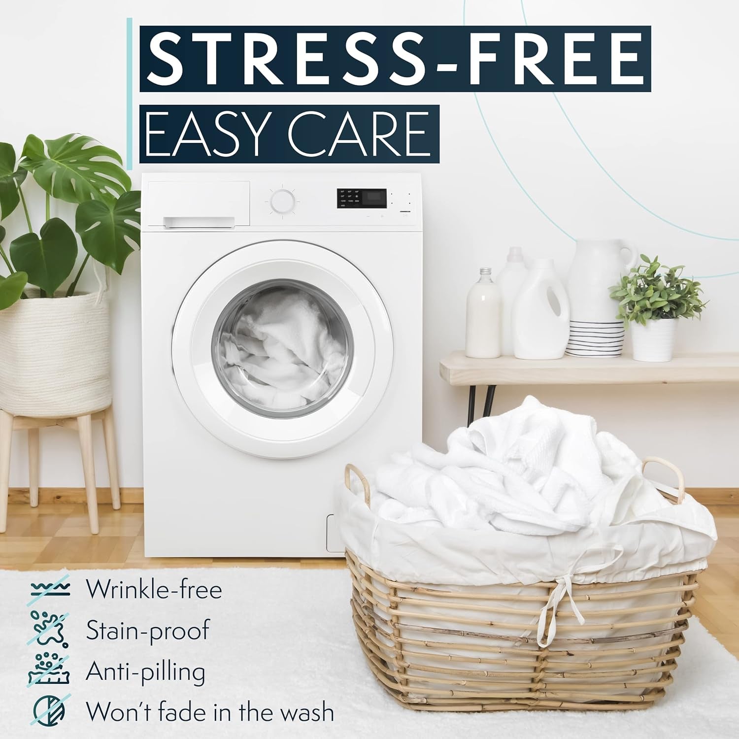 Bed Sheets Set Queen with 2 Pillowcases, Hotel Luxury Platinum 1800 Series Brushed Microfiber Deep Pocket Fitted Sheet, Fade Resistant Ultra Soft 4 Pcs Bedding for Hot Sleepers, Sage