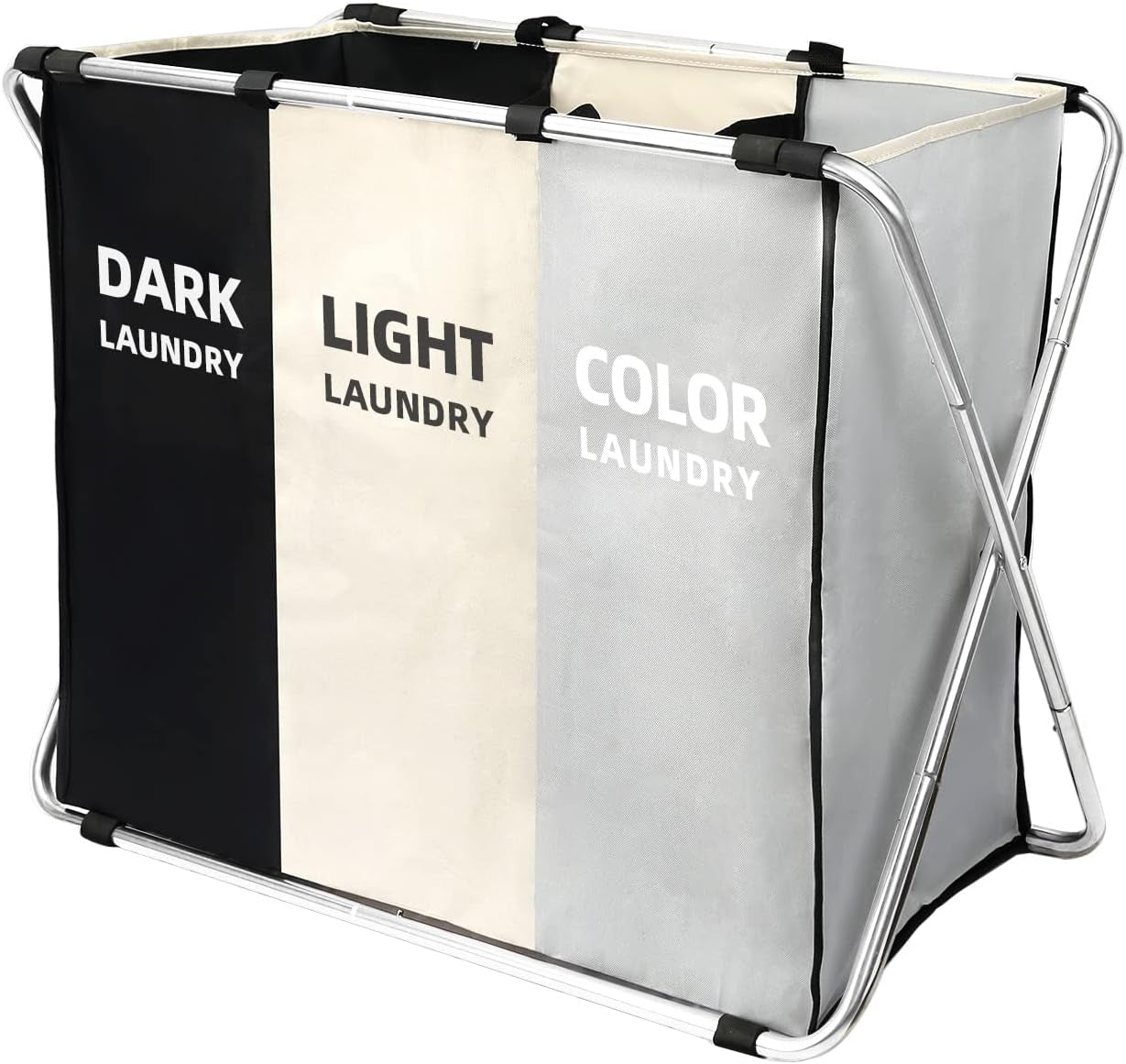 180L Large Laundry Basket, Freestanding Laundry Hamper, Collapsible Tall Clothes Hamper with Handles for Dirty Clothes Toys in the Dorm & Family Closet Storage Container and Organizer (1-Pack)