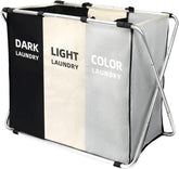 180L Large Laundry Basket, Freestanding Laundry Hamper, Collapsible Tall Clothes Hamper with Handles for Dirty Clothes Toys in the Dorm & Family Closet Storage Container and Organizer (1-Pack)