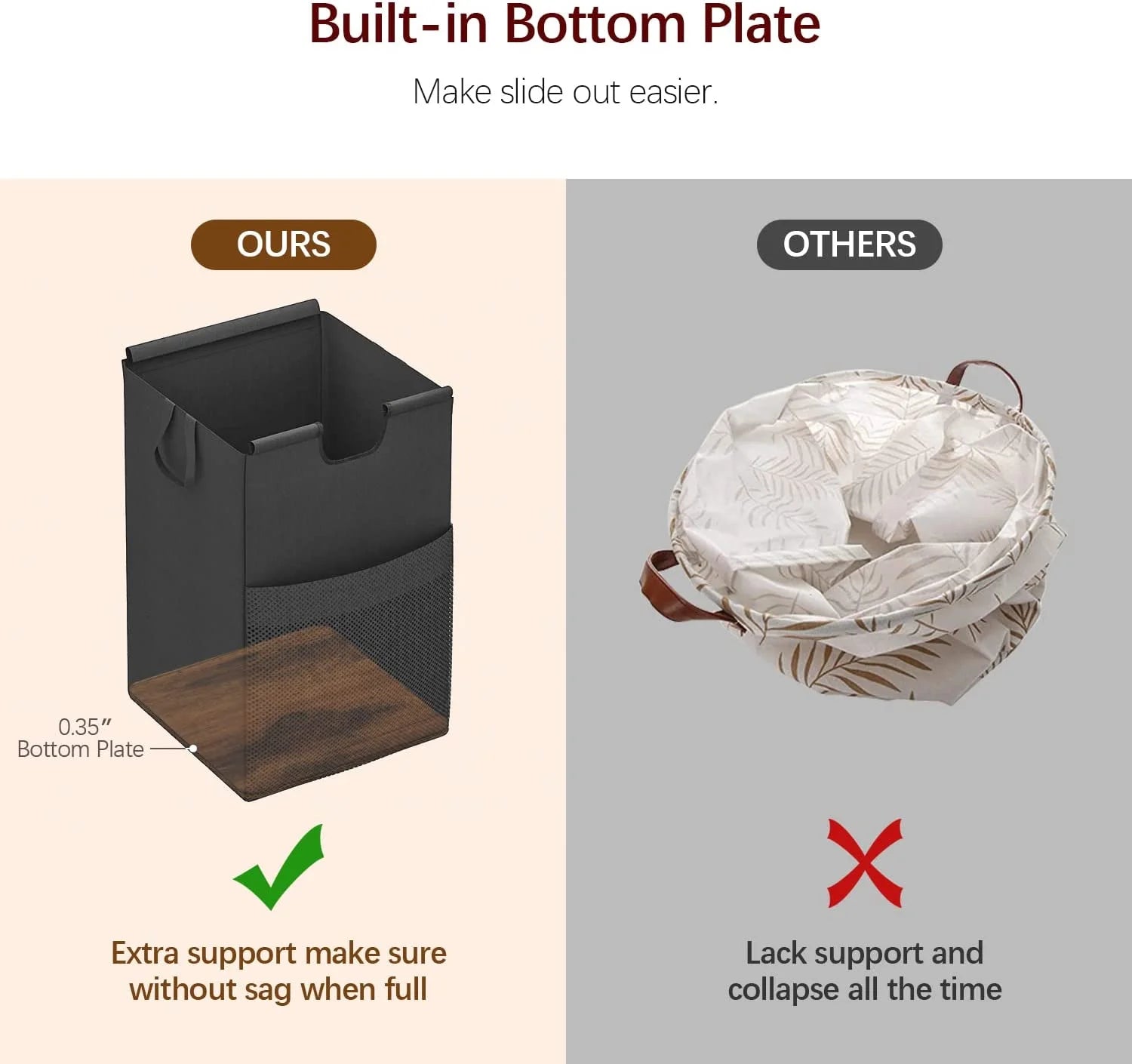 Laundry Hamper, 112L Large Double Laundry Basket, Freestanding Laundry Sorter Organizer 2 Section with Top Shelf & 2 Removable Washable Bags & Side Pockets for Dorm