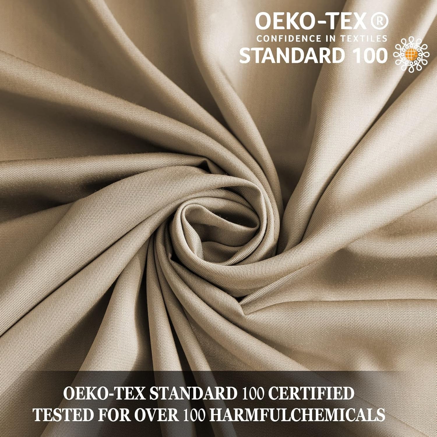 Queen Size Sheet Set - Rayon Derived from Bamboo, Luxury Cooling Bed Sheets, 16" Extra Deep Pocket, Soft & Breathable Hotel Bedding Sheets and Pillowcases Sets