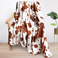 Glow in the Dark Blanket for Kids Toddler Boys Girls (Cow-B, 50X60 Inches)