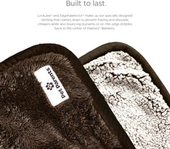 Pawtect Premium Waterproof Cat & Dog Blanket with Wickquick & Sherpup Technology, Puppy & Cat Blanket, Slate 32X40