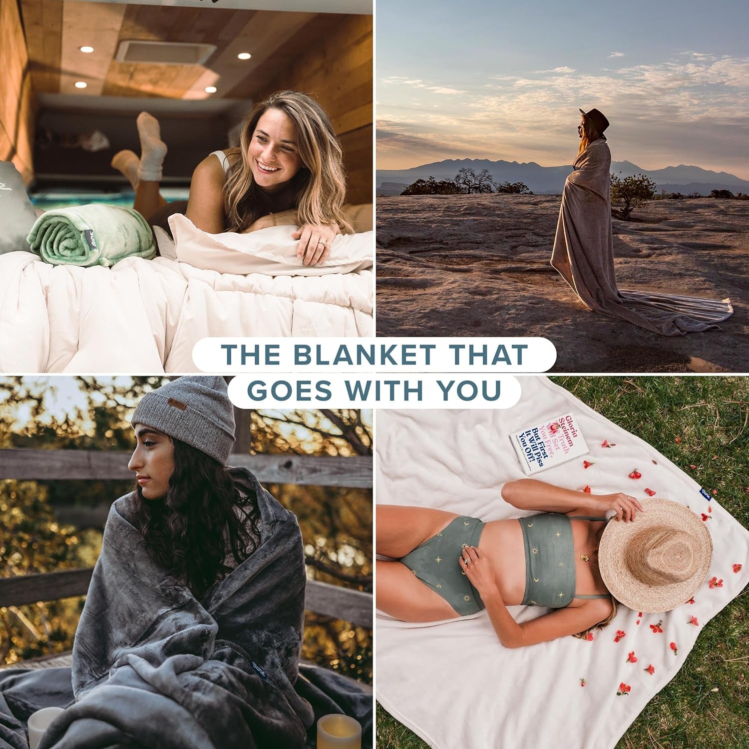 Fleece Blanket - King Size - Ultra-Soft Lightweight for Bed, Sofa, and Couch - Luxury Microplush - Cozy Warm Blanket (King, Grey)