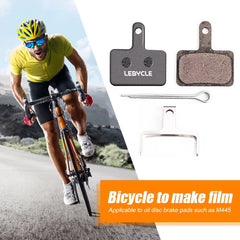 Bicycle Disc Brake Pads Mute Brake Pads Mountain Bike Disc Brakes Pads Bicycle Brake Pads for SHIMANO M375 M445 M446