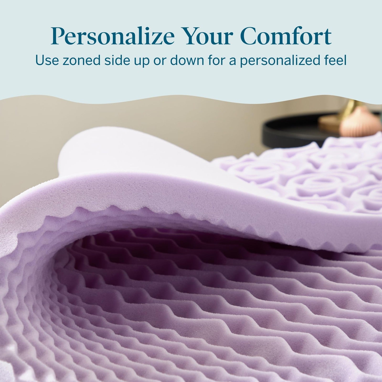 Lucid 2 Inch Mattress Topper Twin XL – Memory Foam Mattress Topper Twin XL –