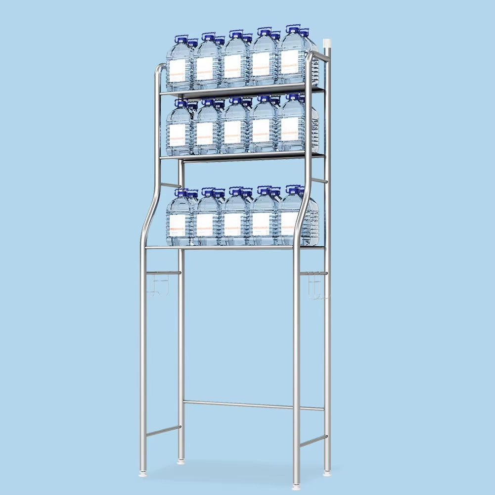 Over Toilet Storage Shelf,2/3-Tier Freestanding over the Toilet Storage,Metal Bathroom Shelves with Paper Holder and Removable