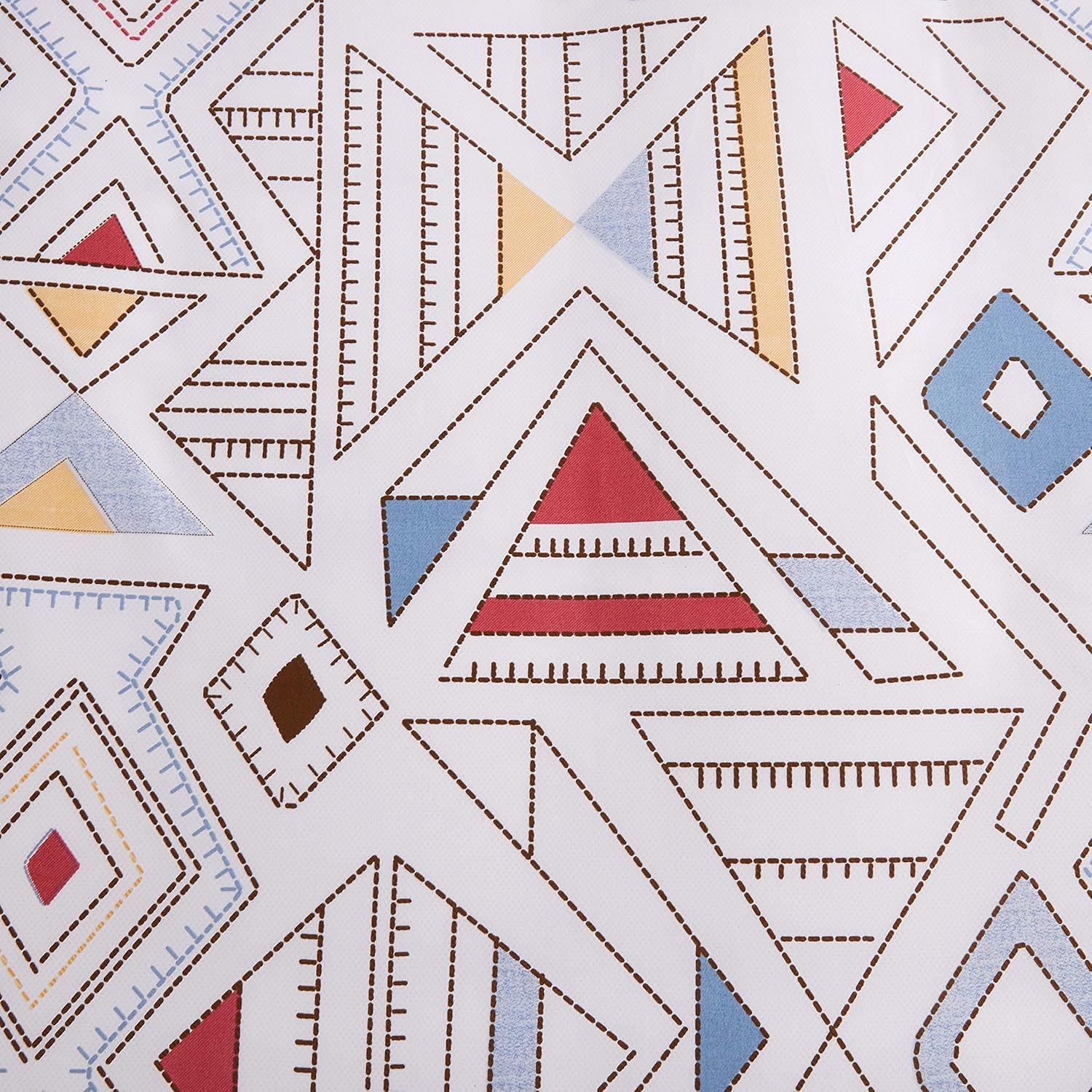 White Soft Bedding Duvet Cover Set Queen Lightweight Soft Full Comforter Cover 90"X90"With 2 Pillow Shams Hotel Quality Geometry Bedding Set