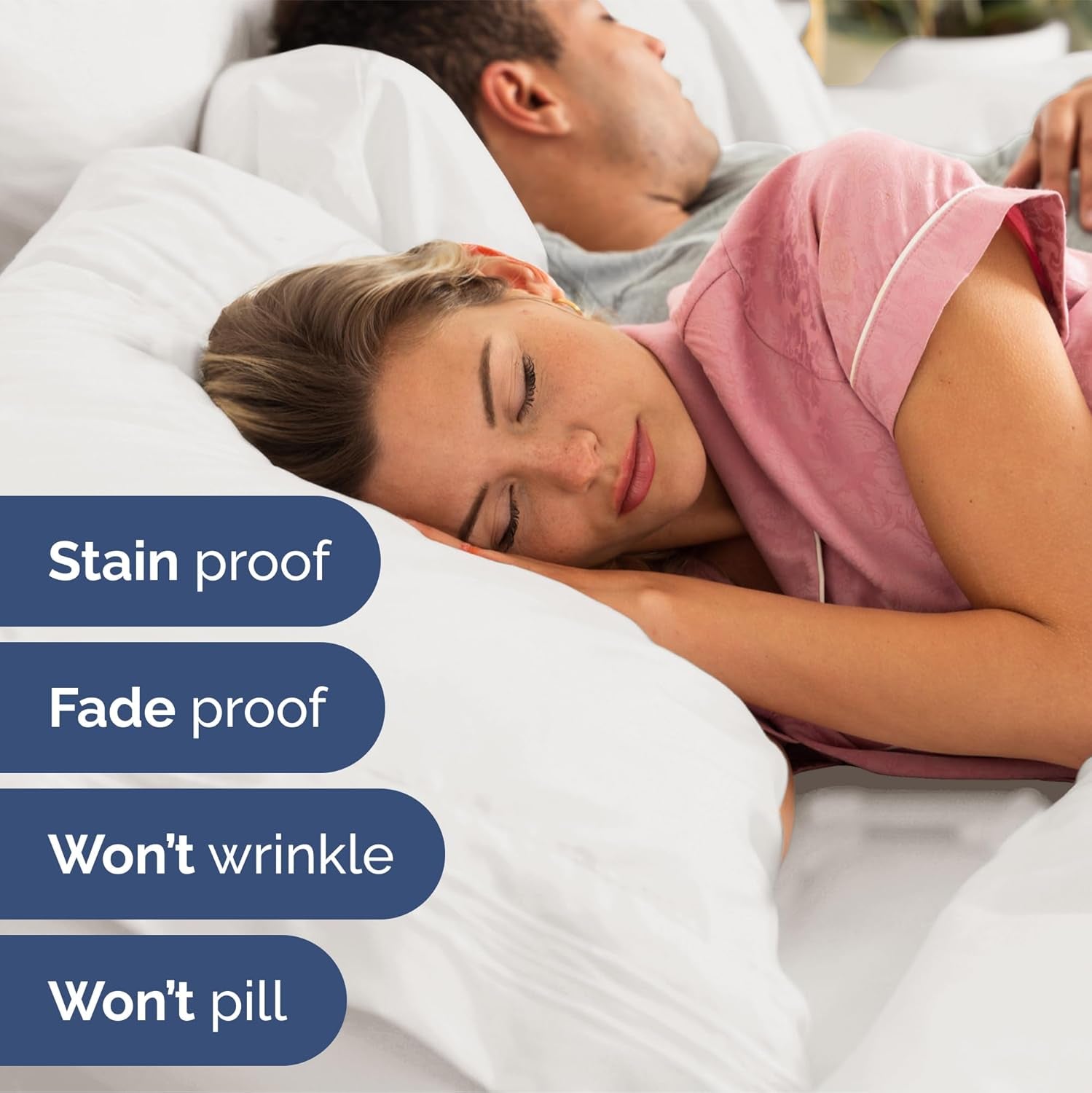 Extra Deep Pocket Cal King Sheets - 4 Piece Breathable Cooling Bed Sheets - Hote