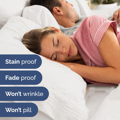 Extra Deep Pocket Cal King Sheets - 4 Piece Breathable Cooling Bed Sheets - Hote