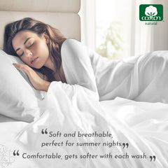 XL Twin Sheets Blue Set- 100% Cotton Bed Sheets Set, Soft Cooling Sheets, Adult/Teen 3 Piece Bedding Sheets and Pillowcase Set - Blue Hydrangea Bedding