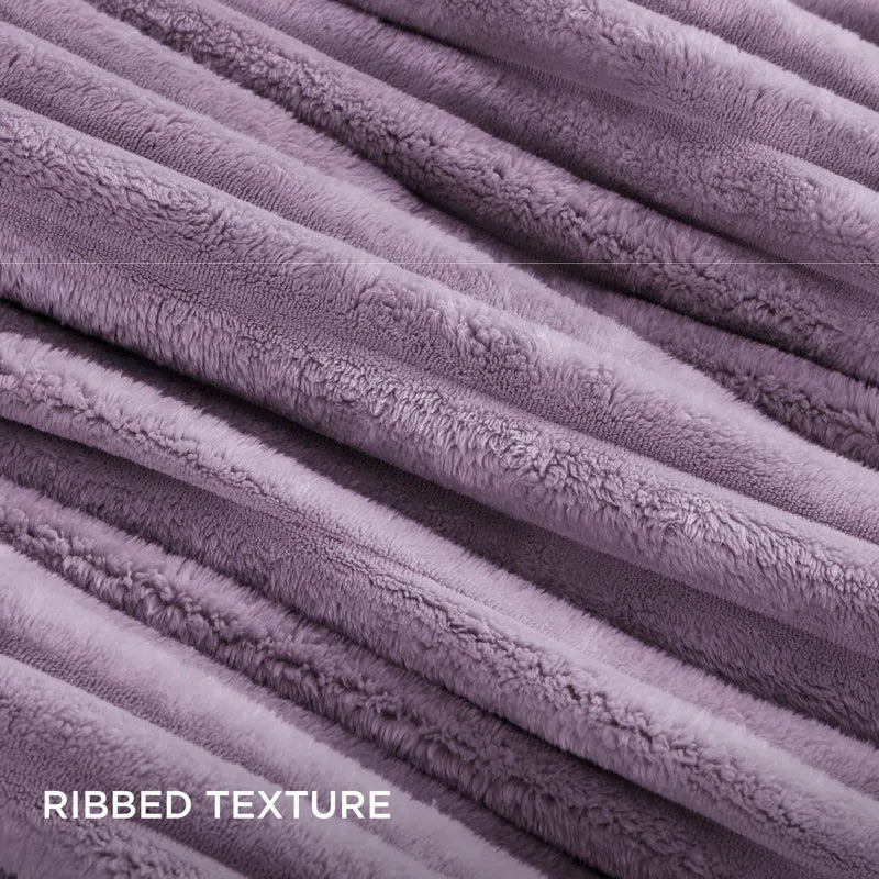 Best Seller  Super Soft Faux Fur Fluffy Comforter Set, 299GSM